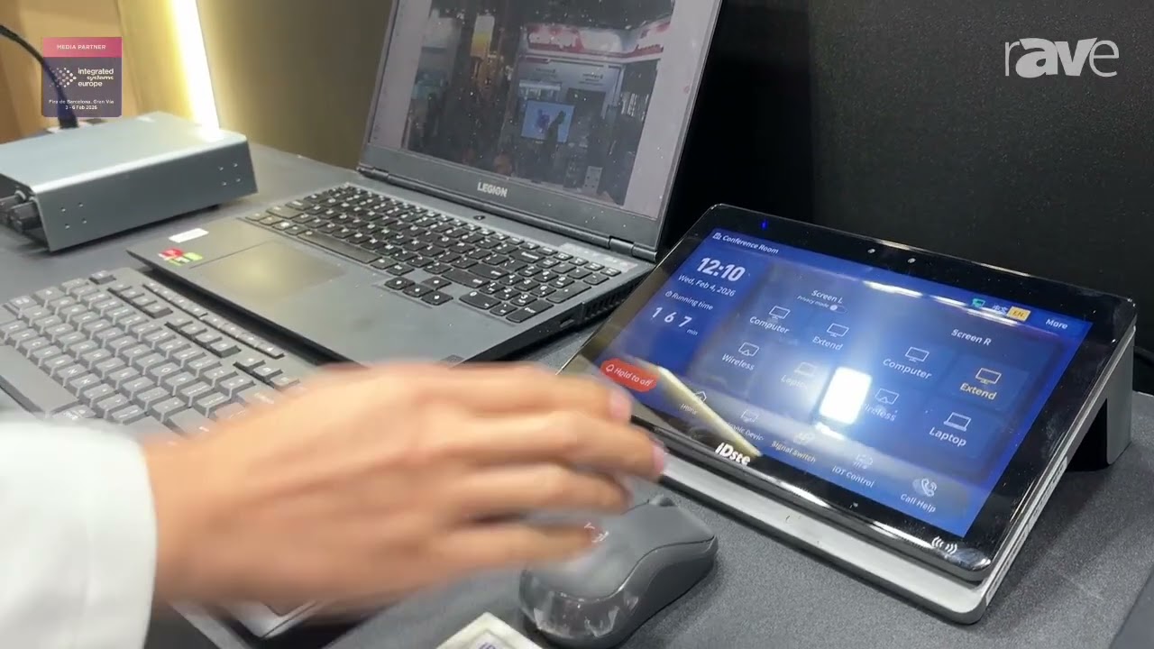 ISE 2026: iDste Demonstrates NC-02HP Terminal + CP-10P Control Panel