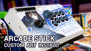 Arcade Stick Custom Art Install! (Mayflash F500 Elite)