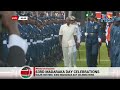President Ruto inspects a guard of honour at Wajir Stadium | Madaraka Day