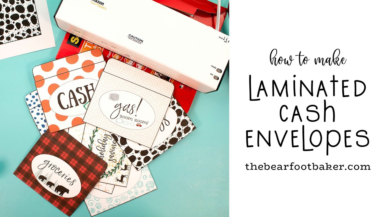 How to Make the Laminated Cash Envelopes that are with My Planner The