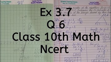 Q 6, Ex 3.7, Chapter 3, Pair of Linear Equations in Two Variable, Class 10th Math, Ncert