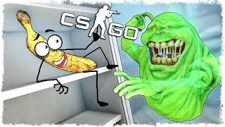 БАНАН ТРОЛЛЬ vs ПРИЗРАК В CS:GO!!!