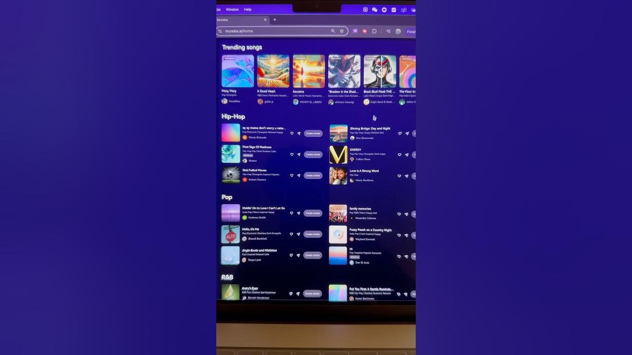 Simply input a song title to create your own music #music #song #productivity