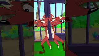 Foxie Gets Split In Half! 😳 ✂️ | Eena Meena Deeka #shorts | Funny Cartoons