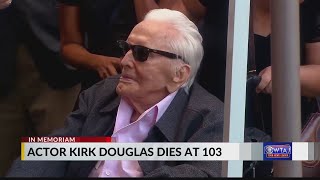 Kirk Douglas, longtime influential movie star, dies at 103