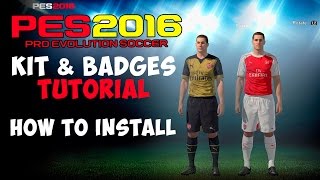 [TTB] PES 2016 - Edit Mode - Kits and Badges Tutorial - How to Install
