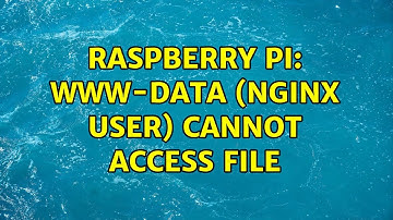 Raspberry Pi: www-data (NGINX user) cannot access file (2 Solutions!!)