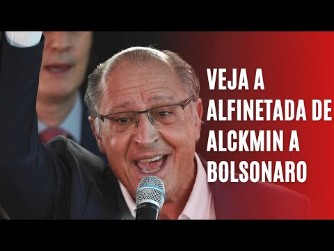 Ao lado de LULA em PERNAMBUCO, ALCKMIN alfineta BOLSONARO