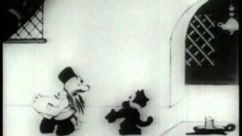 Felix the Cat. in "All puzzled"