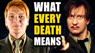 The Hidden Meaning of Every DEATH in Harry Potter