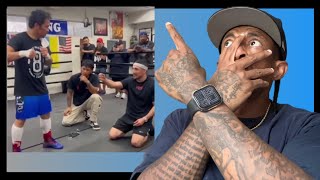 Interesting Update Teofimo Lopez Sparring A D Training With Pacquiao To Prepare For Shakur