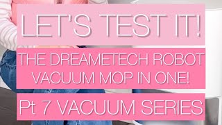 LET’S TEST IT!!! Do those robot mop vacuums really work? Let’s review the dreame tech robot mop vac