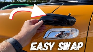 Mini F56 Verwijderen of vervangen van uw zijschilden Zijknipperlichten Dechromeren LED