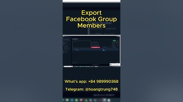 Export Facebook Group Members List #facebookgrouppmemberslist #groupmemberslist #facebookgroupmember