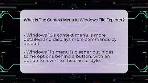 What Is The Context Menu In Windows File Explorer? - All About Operating Systems