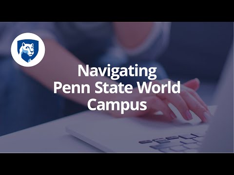 Navigating Penn State World Campus