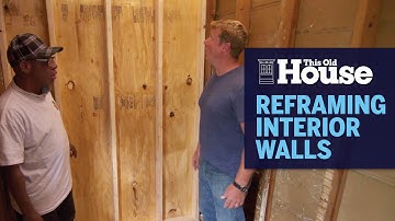 How to Reframe an Interior Wall | This Old House