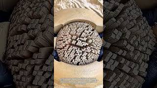 Oddly Satisfying Clay Extrusion #worker #process #oddlysatisfying #clayart #asmr