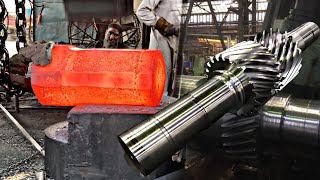 Most Satisfying Manufacturing Process of Refineries Double Helical Gear Pinion Shaft by The Mechanic 208,249 views 10 months ago 37 minutes