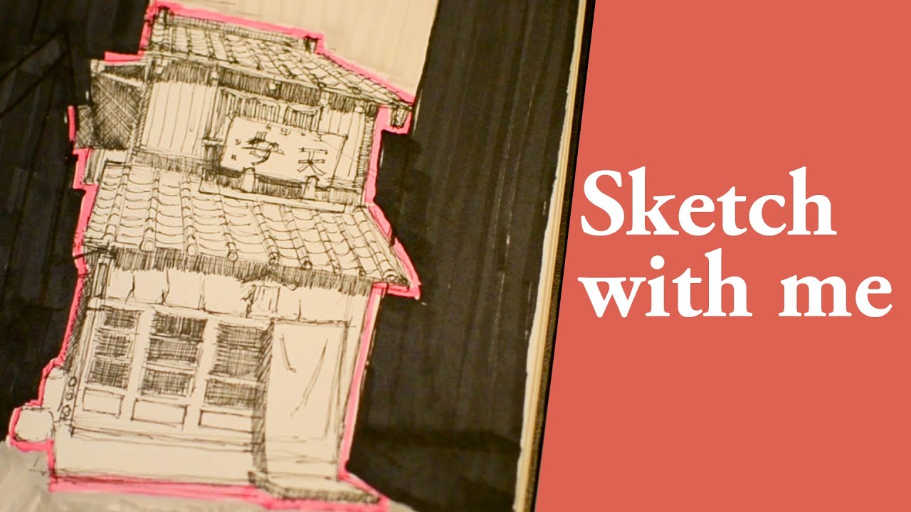 Sketch With Me #1 | Why I enjoy Urban Sketching | Urban sketching ...