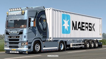 Euro Truck Simulator 2 Mods | Scania Sneepels V8 Sound Next Gen Scania & Scania R | ETS2 Mods v1.40