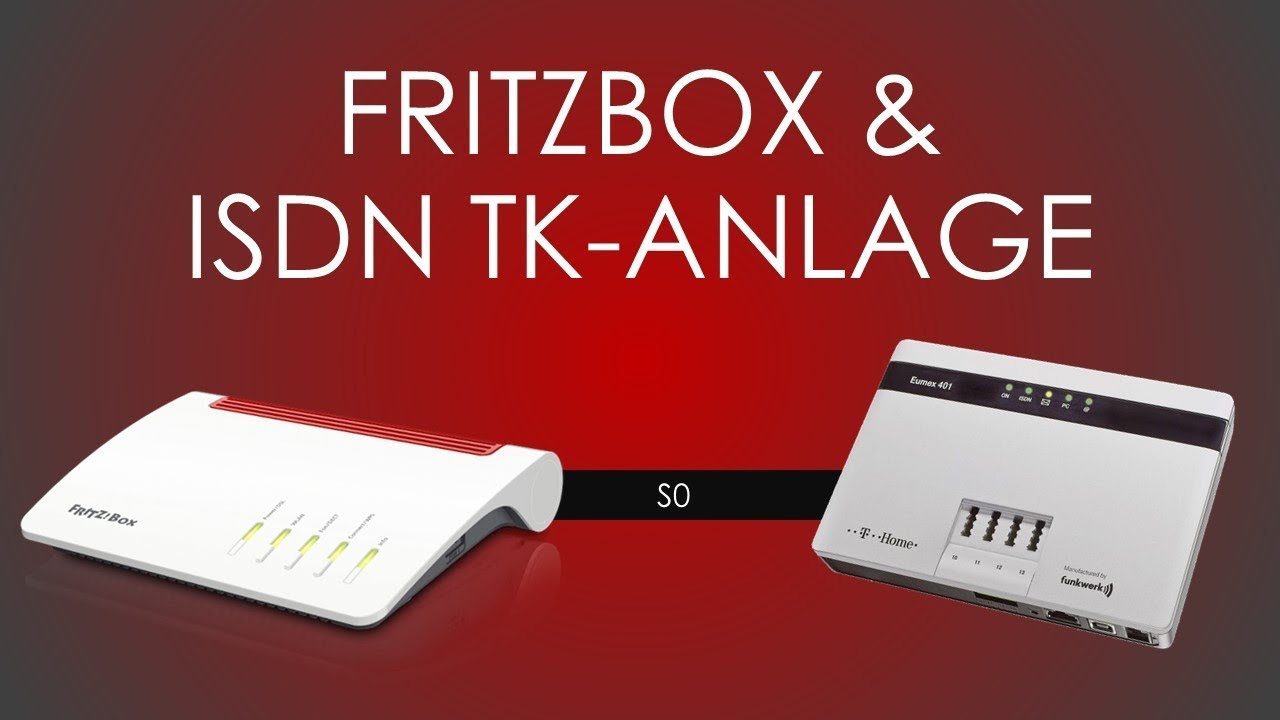 Fritzbox Tutorial - ISDN Telefonanlage anbinden - YouTube