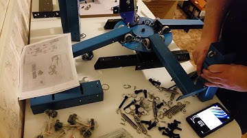 Assembling Vevor 4 Color Printing Press