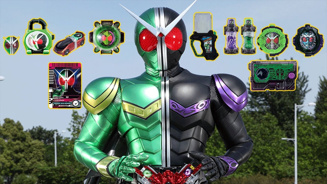 10 Legend Rider Item's Kamen Rider W | FanArt 仮面ライダーW[ダブル] - YouTube