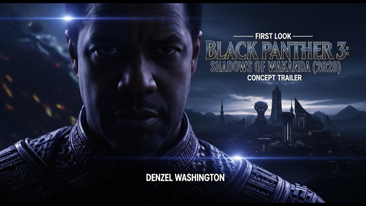 BLACK PANTHER 3: Shadows of Wakanda (2028) – First Look | Denzel Washington (Concept Trailer)