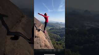 Almost slipped off 😱😱#height #scary #hills #mountains #fyp #fypシ゚viral #yt #ai #trending #shorts