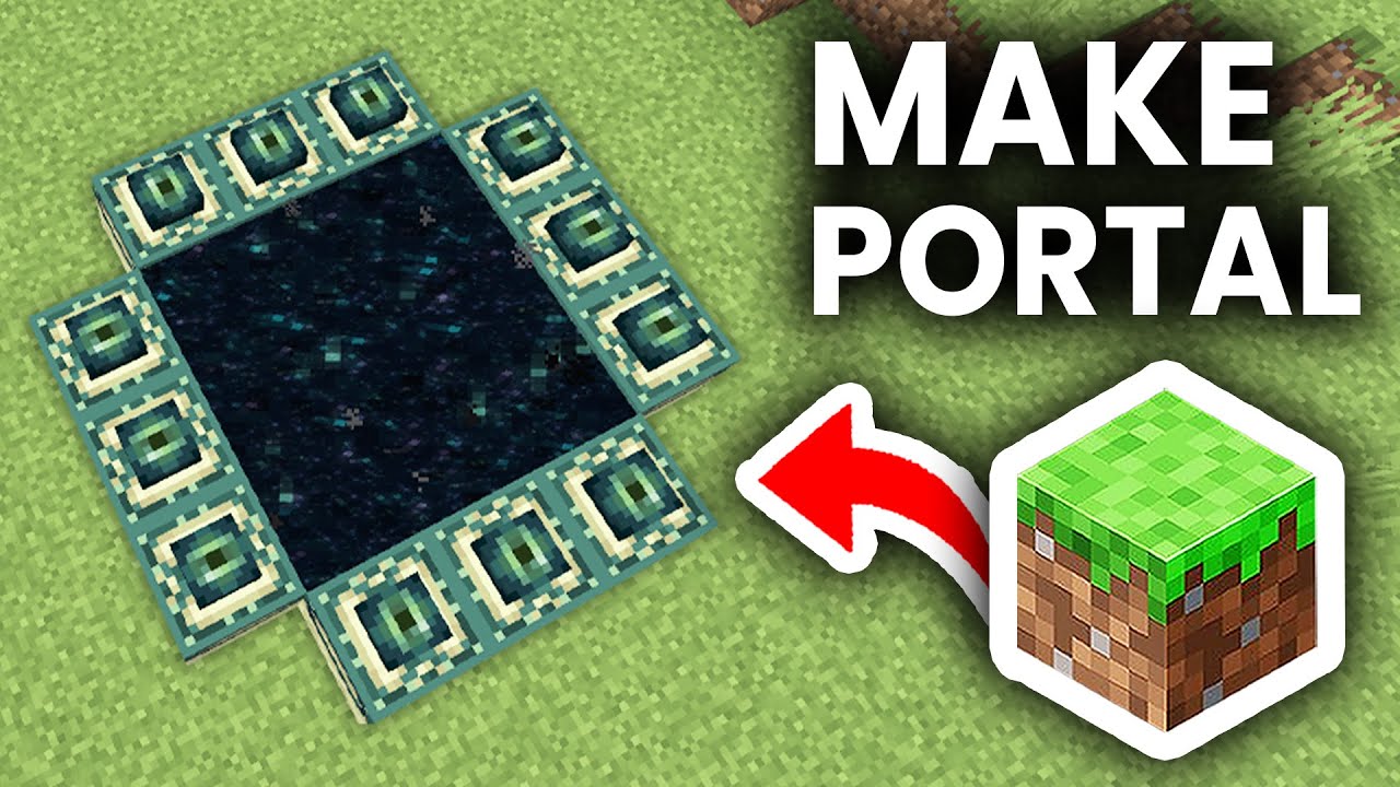 How To Make End Portal In Minecraft - Any Platform - YouTube