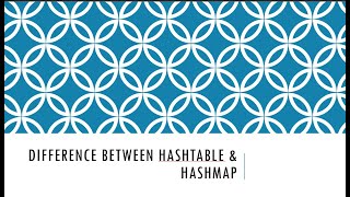 Difference between HashMap vs HashTable | Java Collection #javacollection #hashtable #hashmap