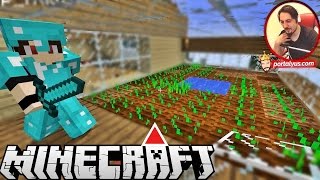 CAM SERA YAPTIK | Minecraft Türkçe Gizemli Dağ | Bölüm 4