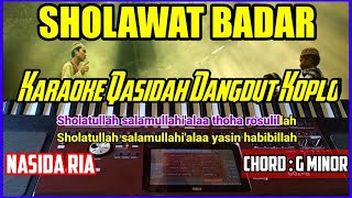 SHOLAWAT BADAR-Karaoke Qasidah Versi Dangdut Koplo Cover Korg Pa 700