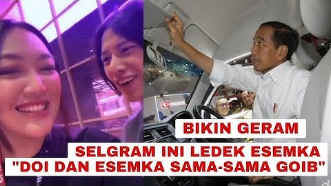 BIKIN GERAM, SELEGRAM INI "LEDEK" ESEMKA YANG NONGOL DI IIMS 2023 : ESEMKA SAMA DOI SAMA-SAMA GHOIB