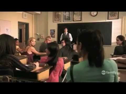 Ezra sees Aria in his Class and is shocked - Pretty Little Liars