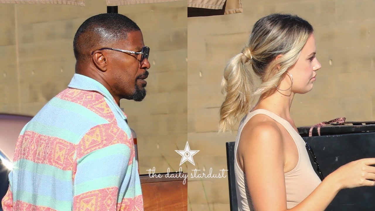 Jamie Foxx Takes Mystery Blonde On A Romantic Date At Nobu Youtube