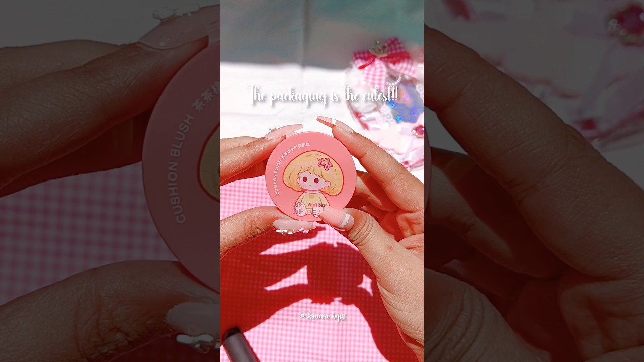 gege bear cushion blush 🩷 