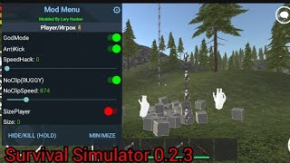 Survival Simulator 0.2.3 Mod Menu By LaryHacker