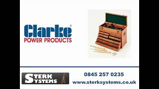 Clarke Wooden Machinist This traditional style wooden tool chest not only provides storage for tools but is an attractive addition to the home or workshop.