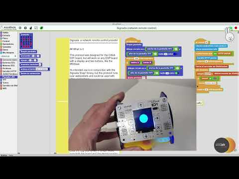 SnapJr! + microBlocks ESP