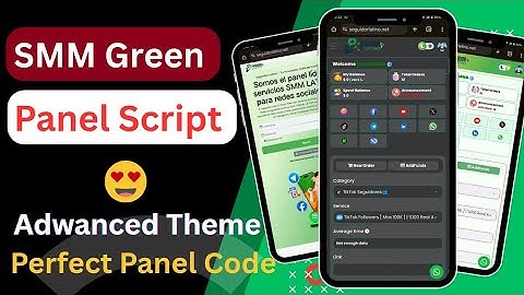 SMM Green Panel Official Script | SMM Panel Script | Perfect Panel Official Script | SMM Scripts