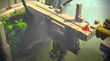 Lara Croft Go Walkthrough - The Maze of Snakes 3 (The Bridge of Many Sides)