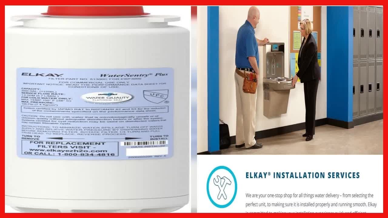 Great product -  Elkay 51300C WaterSentry Plus Replacement Filter (Bottle Fillers) , White