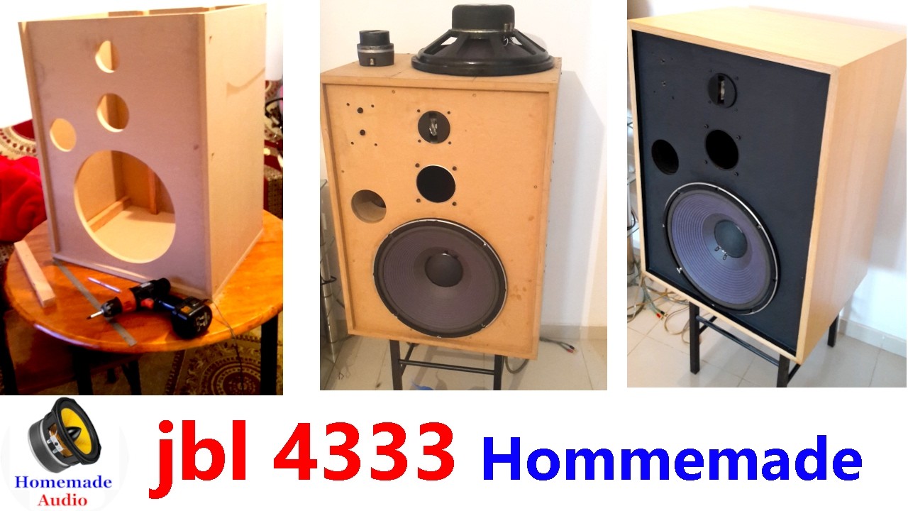 jbl 4333 homemade - YouTube