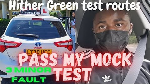 Uk DVSA Hither Green Mock Driving test|Learner pass his mock test|Hither Green driving test route