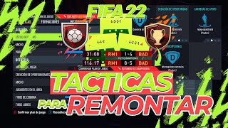 TACTICAS OFENSIVAS PARA REMONTAR PARTIDOS FIFA 22