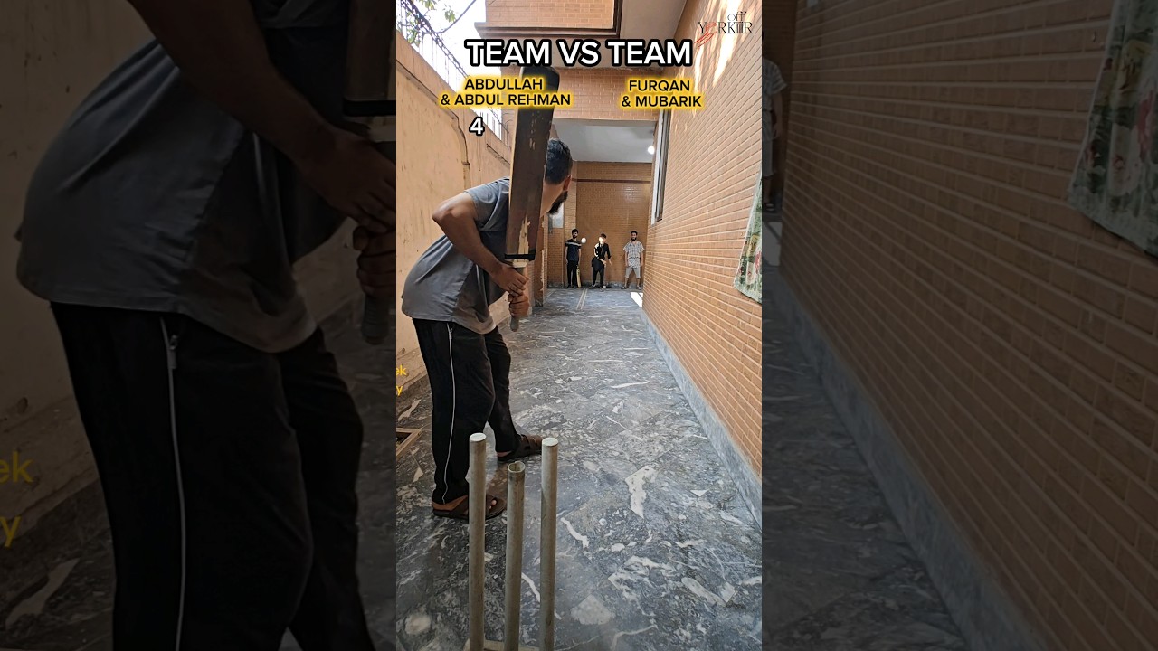 Team Match - Abdullah, Abdul Rehman & Furqan, Mubarik - 1 Over 