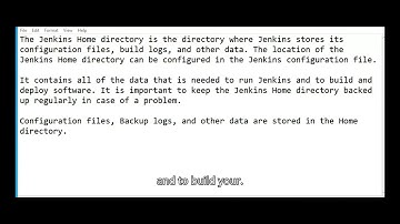 Jenkins Interview Questions | Purpose of Jenkins Home directory | What kind of data is stored