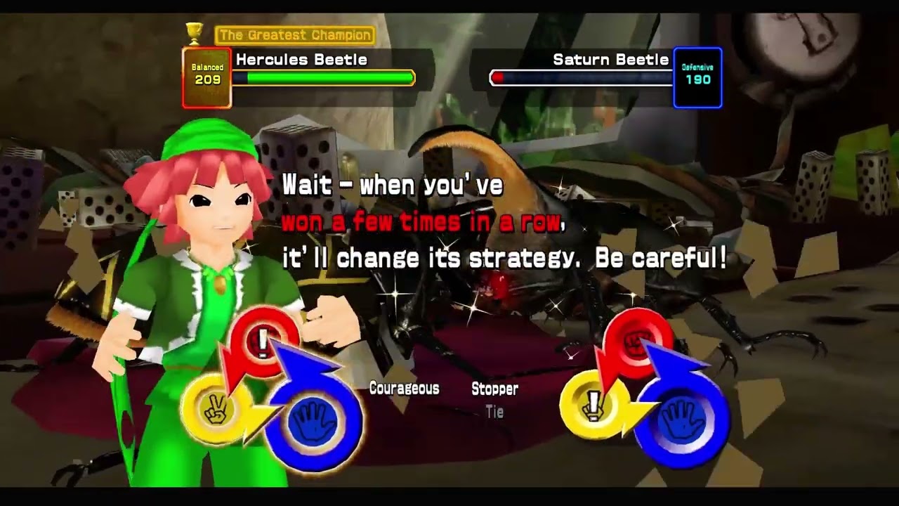 TGC Black Gold Hercules Beetle The Trash Forest Gameplay [Mushiking 2006 English Version] 